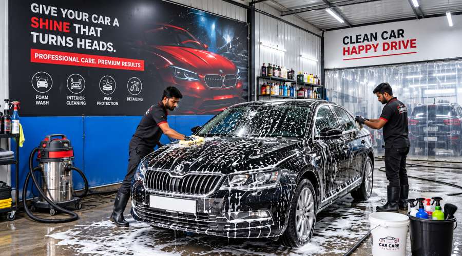 Professional Car Washing Services - Mahakal Services